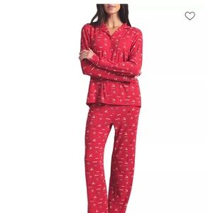 SKIMS Red Pajama Set
